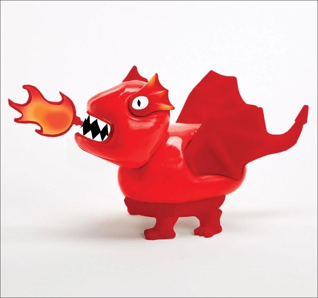 The team has no logo yet - Image shows a red toy dragon (temporary)